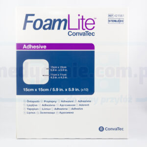 Багатошарова пінопластова пов'язка Aquacel Foam Lite 15*15см 1шт